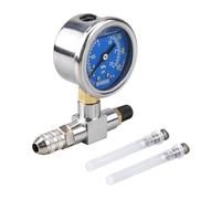 NICECNC Universal 350psi Nitrogen Gauge Needle Pressure Checker Tool Compatible with Yamaha YZX, Compatible with Ford Raptor Truck Shocks,Compatible with Ohlins, See Fitment