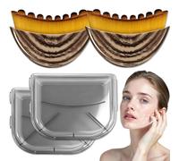 NICECONE 2PCS Large Facial & Body Lymphatic Drainage Brush with Travel Case - Dry Brushing Massage Tool for Contouring, Reducing Bloating, Detox & Daily Skin Care, Ultra Soft Bristles