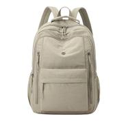 NICECY Backpack for women, large capacity lightweight versatile suitable for middle and high school backpack travel bag(beige)
