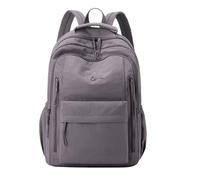 NICECY Backpack for women, large capacity lightweight versatile suitable for middle and high school backpack travel bag(grey)