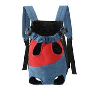 NICECY Portable pet backpack breathable and soft outdoor travel pet backpack suitable for cats and small dogs(XXL,red)