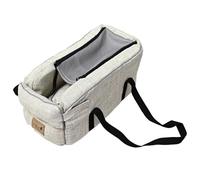 NICECY The lightweight and portable car pet bag is specially designed for small pets going out with a handbag design that is easy to carry(Pure Gray)