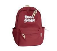 NICECY Versatile Large Capacity Backpack for Students Middle School to College Casual Daily Use(red,big)