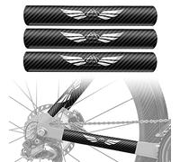 NICEDACK Bike Chainstay Protector, Cycling Bike Chain Guard Decal Stickers Chainstay Bicycle Frame Tape Guard for Mountain Bike Chain Protective Front Fork Protective (3 PACK FBM)