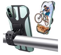 NICEDACK Bike Phone Mount,Detachable 360° Rotation Silicone Bicycle Phone Holder Adjustable,Universal Motorcycle Phone Mount Compatible with iPhone,4.0"-7" Phones