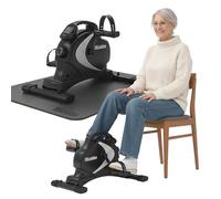 Niceday Mini Exercise Bike with Non-Slip Mat, Floor Protection & Ultra-Quiet Foot Pedal Exerciser, Under Desk Bike with 8 Magnetic Levels. Workout Equipment for Home Office