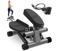 Niceday Mini Stepper for Home | Up-Down Swing Stepper with Power Ropes | Stepper Home Trainer with LCD Display | 2 in 1 Training Device up to 100 kg | Leg / Arm Trainer, Home Fitness Exercise