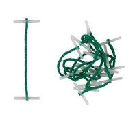 niceday Plastic Treasury Tags 76mm Green