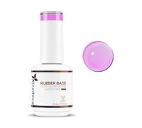 Nicedeco 4 In 1 Rubber Base Gel For Nails, Clear Sheer Color Gel Nail Polish UV LED, Elastic Rubber Nail Strengthen Enhance Base Coat 038