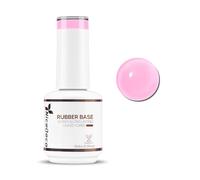 Nicedeco 4 In 1 Rubber Base Gel For Nails, Clear Sheer Color Gel Nail Polish UV LED, Elastic Rubber Nail Strengthen Enhance Base Coat 036