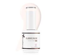 Nicedeco 4 In 1 Rubber Base Gel For Nails, Clear Sheer Color Gel Nail Polish UV LED,Elastic Rubber Nail Strengthen Enhance Base Coat Color Gel Polish 013