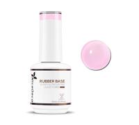 Nicedeco 4 In 1 Rubber Base Gel For Nails, Clear Sheer Color Gel Nail Polish UV LED, Elastic Rubber Nail Strengthen Enhance Base Coat 044