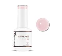 Nicedeco 4 In 1 Rubber Base Gel For Nails, Clear Sheer Color Gel Nail Polish UV LED, Elastic Rubber Nail Strengthen Enhance Base Coat 022