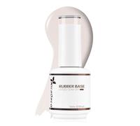 Nicedeco 4 In 1 Rubber Base Gel For Nails, Hema Free Clear Sheer Color Gel Nail Polish UV LED Soak Off, Elastic Rubber Nail Strengthen Enhance Base Coat Color Gel Polish 013