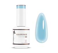 Nicedeco 8 in 1 Builder Base Strengthening Gel 15ml, UV/LED Clear Building Nail Gel in a Bottle for Hard Strong Nails Tips & Extensions, Gel Polish Nail Repair Nail Strengthen 040