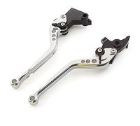 NICEDOLL CNC Motorcycle Clutch Brake Levers Compatible with R-oyal E-nfiel-d C-ontinental GT 650, Continental GT 535, 650 Inter-Ceptor, R-oyal E-nfiel-d C5 and B5, 2017 on Euro Long Adjustable