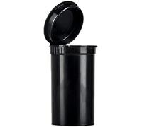NICEFIND 50-Pack 19 Dram (80ml) Black Pop Top Squeeze Bottles - Child Resistant, FDA Approved, Medical Grade Plastic Vials, Pharmacy & Dispensary Storage Containers