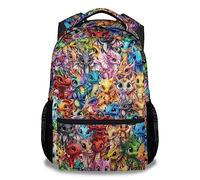 NICEFORNICE Dragon Backpack for Kids, 17 Inch Cute Backpacks for School, Lightweight Bookbag for Girls, 1-1color, 12in x 5.4in x 17in, Classic