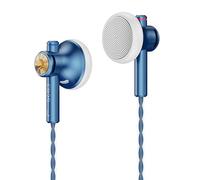 NICEHCK EB2S Pro Flat Head Earbuds, Wired Earbuds in-Ear Headphones,Noise Isolation Corded for 3.5mm/4.4mm Jack Ear Buds Galaxy S7 Edge,Galaxy S23 Ultra, Xiaomi Mi A3 Audiophile (3.5mm with Mic)