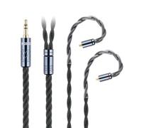 NICEHCK MeetAlice Earphone Upgraded Cable, 4 Core IEM Cords, 6N Silver Plated High Conductivity Coppe in Ear Monitor Cables for Earbuds,Wired Earbud (3.5mm MMCX)