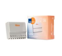 NiceHome Luvra/Light Switch Module - 2 Channel Matter WiFi Relay with Energy Monitoring, Works with Alexa, Google, Apple and SmartThings, Fits Behind Existing Wall Switches, 10A Per Channel
