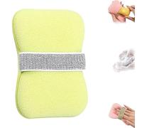 Nicelifehack Double-Sided Bath Foaming Bag, 2-in-1 Bathroom Soap Sponge Bath Sponges, Portable Fun Soap Face Wash Sponge for Men & Women