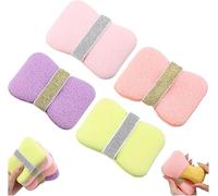 Nicelifehack Double-Sided Bath Foaming Bag,2 in 1 Bathroom Soap Sponge Bath Sponges,Quick Lather & Reusable Mesh for Men & Women (Mix)