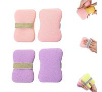 Nicelifehack Double-Sided Bath Foaming Bag, 2 in 1 Quick Lather Soap Mesh Pouch & Body Sponge, Reusable Exfoliating Net Bath Sponge for Shower, Portable Face Wash Cloth for Home Travel Men & Women