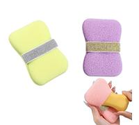 Nicelifehack Double Sided Bath Foaming Bag,Quick Lather Deep Cleansing 2-in-1 Exfoliating Soap (2pcs C)