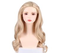 NiceLisa Beige Blonde Good Wicked Witch Wig Long Loose Natural Wavy Witch Princess Wizard Cosplay Wigs for Women