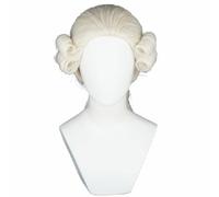 NiceLisa Blonde 17th 18th Aristocrat Men's Wig Long Curly Wig European Men Military Officer Nobility Cosplay Wigs