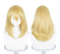 NiceLisa Howl Armin Arlart Wig 40cm Short Blonde Unisex Anime Halloween Cosplay Costume Wig