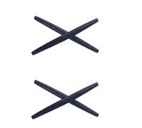 NicelyFit 2 Pairs Socks Earsocks Compatible with Oakley Glass Frame OX3107 OX3093 OX5050 OX5072 OO4020 OO4036 OO6006 etc., Dark Blue, 61mm