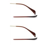 NicelyFit Earsocks Temple Socks Sleeves Replacement Parts For RayBan Sunglasses Glass Frames RB3025 RB3026 TT003 (Coffee 2P)
