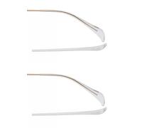 NicelyFit Earsocks Temple Socks Sleeves Replacement Parts For RayBan Sunglasses Glass Frames RB3025 RB3026 TT003 (Transparent 2P)