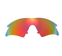 NicelyFit Polarized Replacement Lenses for Oakley M Frame Sweep Sunglasses (Fire Red Mirror)