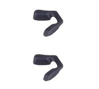NicelyFit Replacement Nose Pads for Oakley Sutro OO9406 OO9406A OO9462 OO9463 OO9463A OO9465 Glass Sunglass Frames, Black - 2 Pairs, Standard