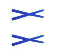 NicelyFit Replacement Temple Ear Socks for Oakley Metal Plate OX5038 Carbon Plate OX5079 Eye Glass Frames, Blue 2p, 63 mm