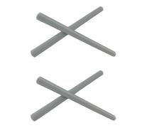 NicelyFit Replacement Temple Ear Socks for Oakley Metal Plate OX5038 Carbon Plate OX5079 Eye Glass Frames, Grey 2p, 63 mm