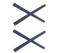 NicelyFit Replacement Temple Ear Socks for Oakley Metal Plate OX5038 Carbon Plate OX5079 Eye Glass Frames, Dark Blue 2p, 63 mm