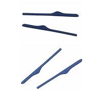 NicelyFit Replacement Temple Ear Socks for Oakley OX3122 OX3125 OX5089 OX5148 Glass Frames, Dark Blue 2p, 66mm