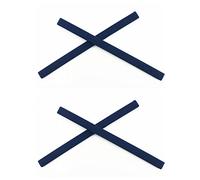 NicelyFit Replacement Temple Ear Socks for Oakley Pitchman OX8050 OX8096 OX8105 OO9439 Eyeglass Sunglasses Frame, Dark Blue 2p, 6-9 Months