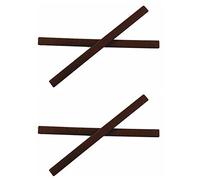 NicelyFit Replacement Temple Ear Socks for Oakley Pitchman OX8050 OX8096 OX8105 OO9439 Eyeglass Sunglasses Frame, Coffee 2p, 6-9 Months