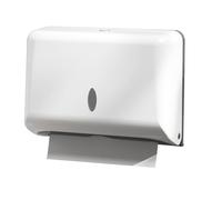 NICEME Paper Towel Dispenser,Wall Mounted C-Fold Commercial Hand Towel Dispenser for Kitchen Bathroom Hotel Resturant,Holds 200 Paper-White