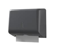 NICEME Paper Towel Dispenser,Wall Mounted Z-Fold Commercial Hand Towel Dispenser for Kitchen Bathroom Hotel Resturant,Holds 200 Paper-Grey