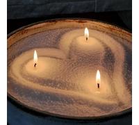 Niceme Snow Pearled Candles - 12Oz Customized Powdered Candle Sand Pourable Refillable White Pearled Candle Wax Long Lasting All Natural for Halloween Thanksgiving Christmas Wedding Party (No Wick)