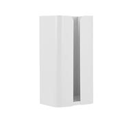 NICEME Tissue Box, Wall Mounted Tissue Holder, Magnetic Tissue Box, Paper Towel Dispenser, Suitable for Home, Kitchen, Refrigerator and Desktop, 24 x 13 x 8.5 cm, White