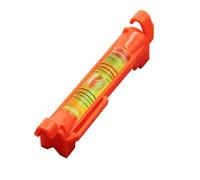 Niceminiwall 10-Pack Orange Hanging Line Levels with Bubble for Horizontal Rope Leveling in Construction, Building Trades, and Woodworking Projects - 75x12.5mm