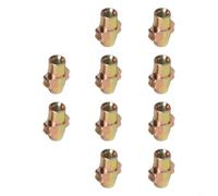 Niceminiwall 10-Piece Locking Wheel Nut Removal Tool Kit Compatible with Most Standard Rim Lock Sets Metal Blades for Professional Mechanics and DIY Enthusiasts