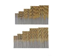 Niceminiwall 100-Piece High-Speed Steel Drill Bit Set with 1mm, 1.5mm, 2mm, 2.5mm and 3mm Sizes for Metal Masonry Wood Drilling in Home DIY and Professional(C)